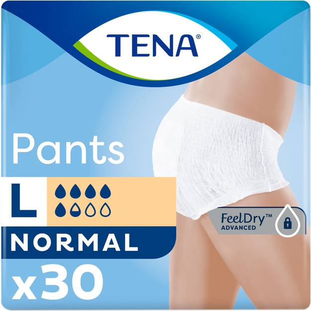 Трусы-подгузники TENA Pants Normal Large 30шт (7322541150895)