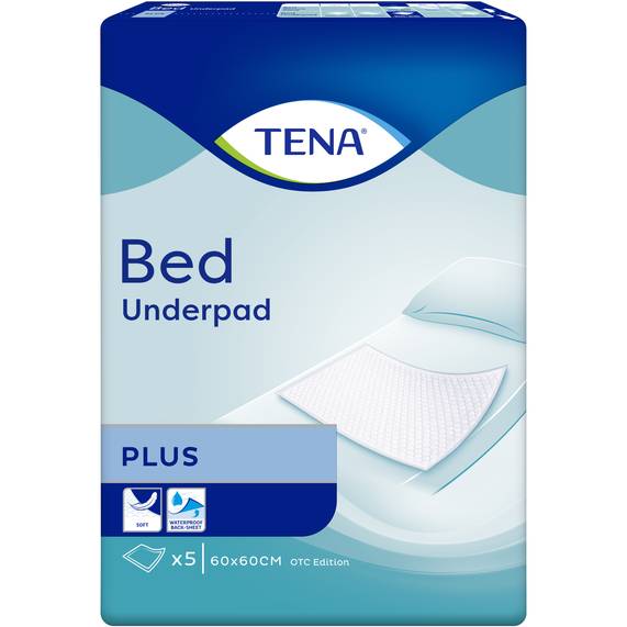 Пеленки гигиенические TENA Bed Plus 60х60 5шт (7322540801910) Дополнительно Размер 60х60 см