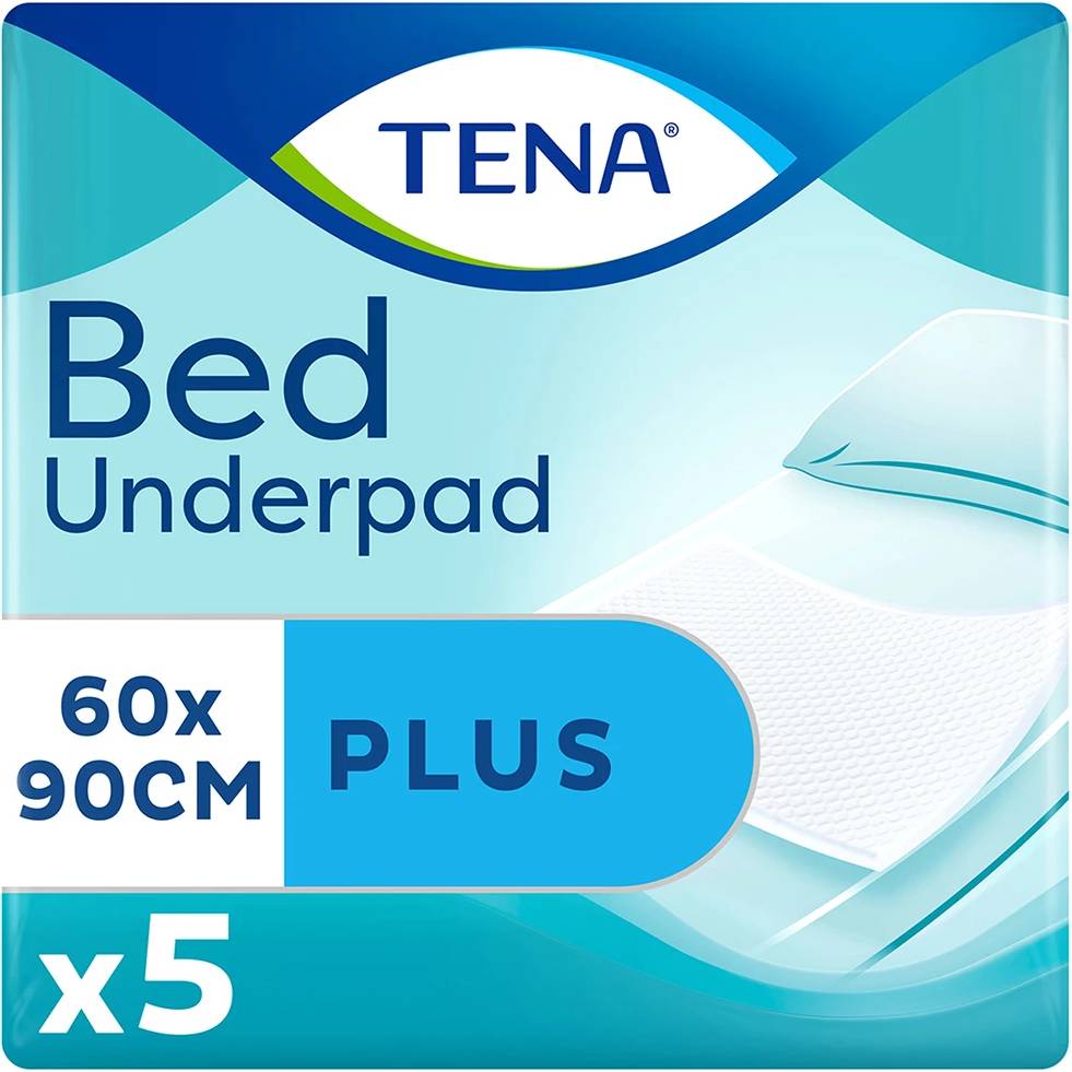 Пеленки гигиенические TENA Bed Plus 60х90 5шт (7322540801934)