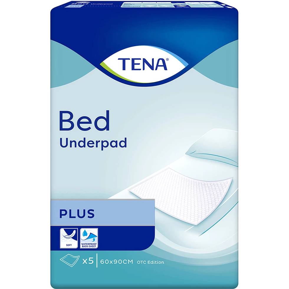 Пеленки гигиенические TENA Bed Plus 60х90 5шт (7322540801934) Дополнительно Размер 60х90 см