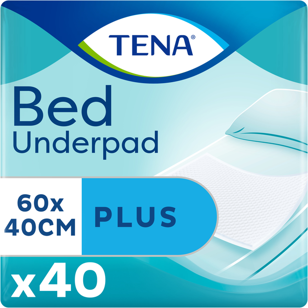 Пелюшки гігієнічні TENA Bed Plus 40x60 40шт (7322540728859)