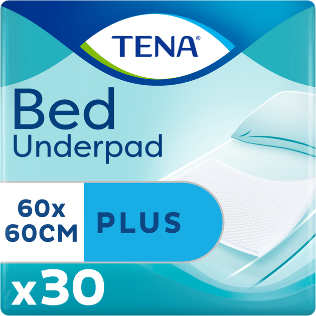 Пеленки гигиенические TENA Bed Plus 60x60 30шт (7322540800746)