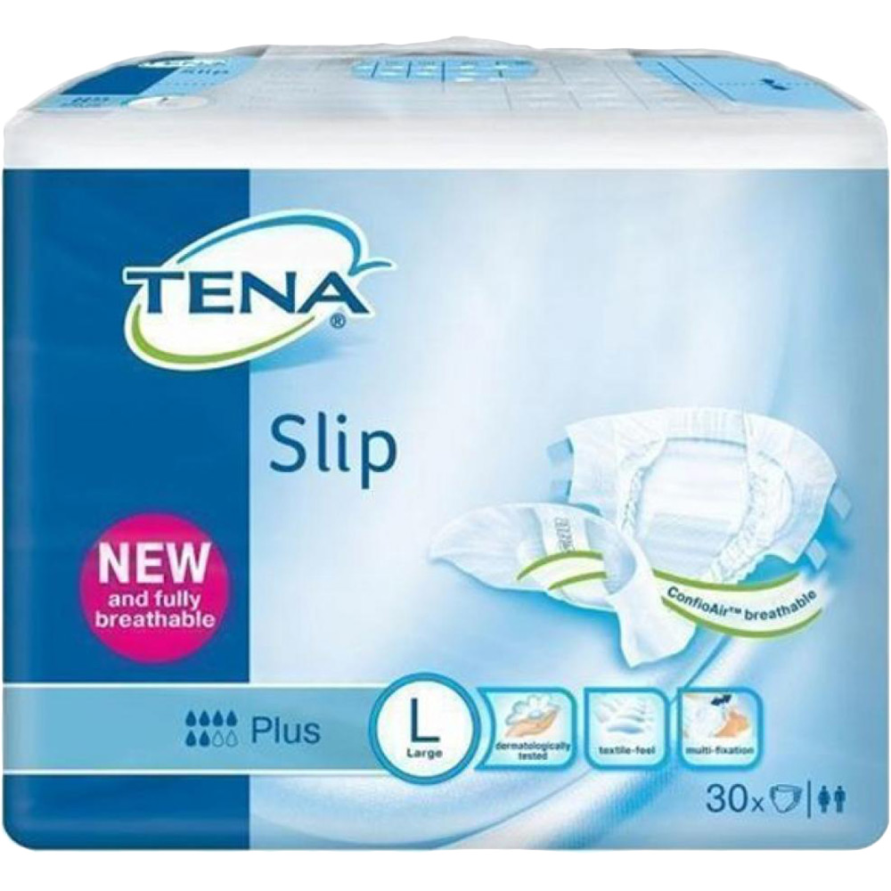 Підгузки TENA Slip Plus Large 30 для дорослих (7322541118420)