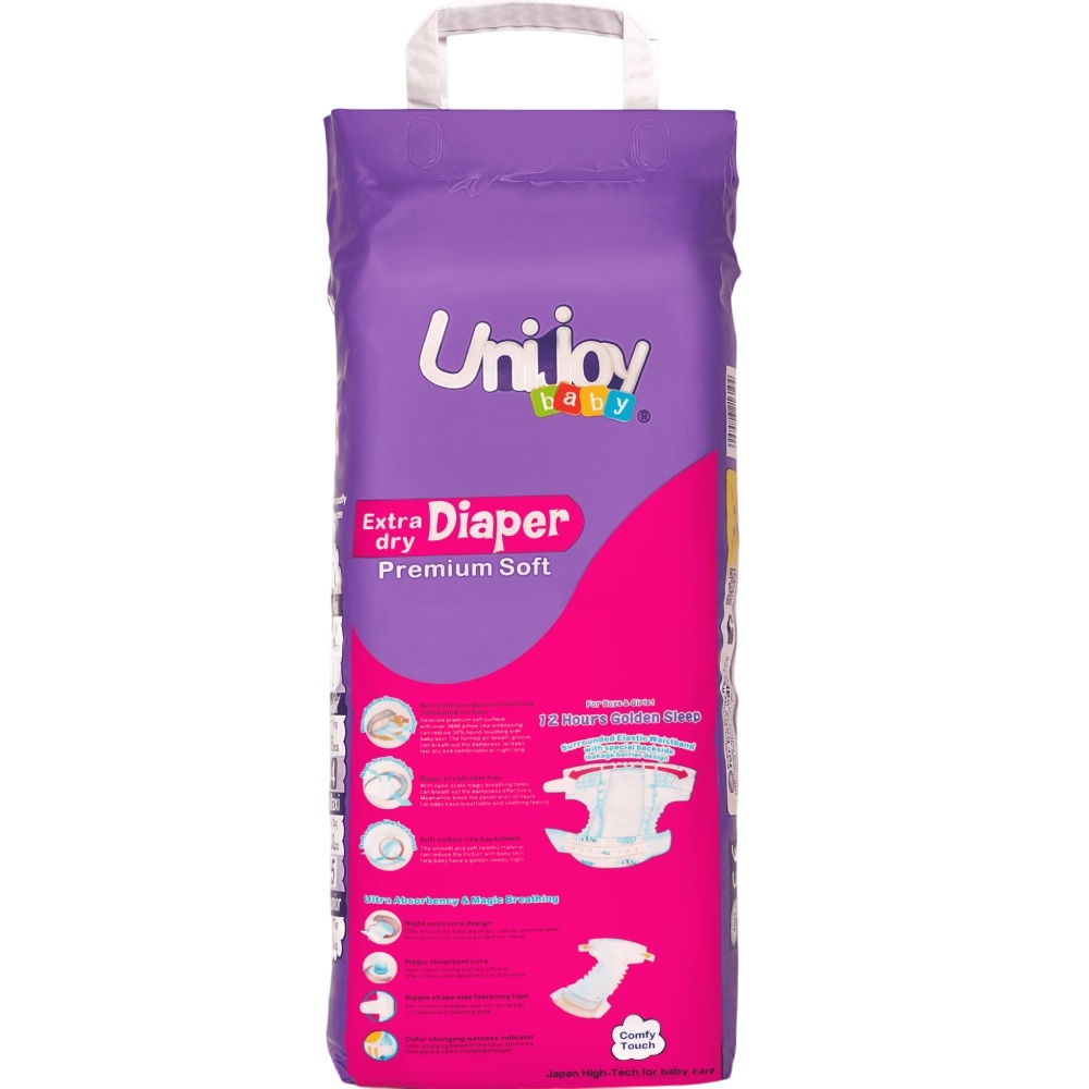 Підгузки UNIJOY Soft М 6-9 кг 36 шт (6998526216187) Тип підгузки