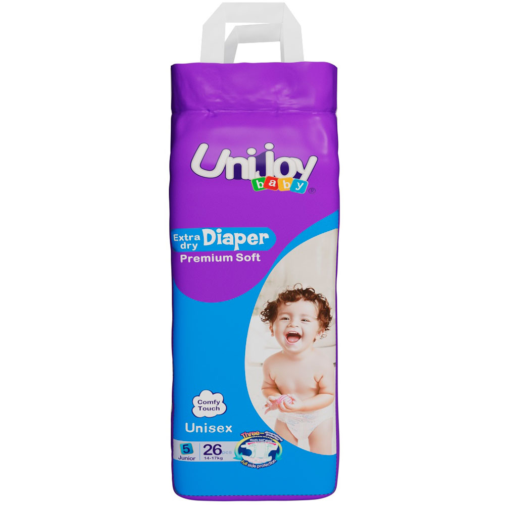 Подгузники UNIJOY Soft XL 12-17 кг 26 шт (6998526216200)