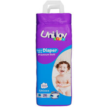 Подгузники UNIJOY Soft XL 12-17 кг 26 шт (6998526216200)