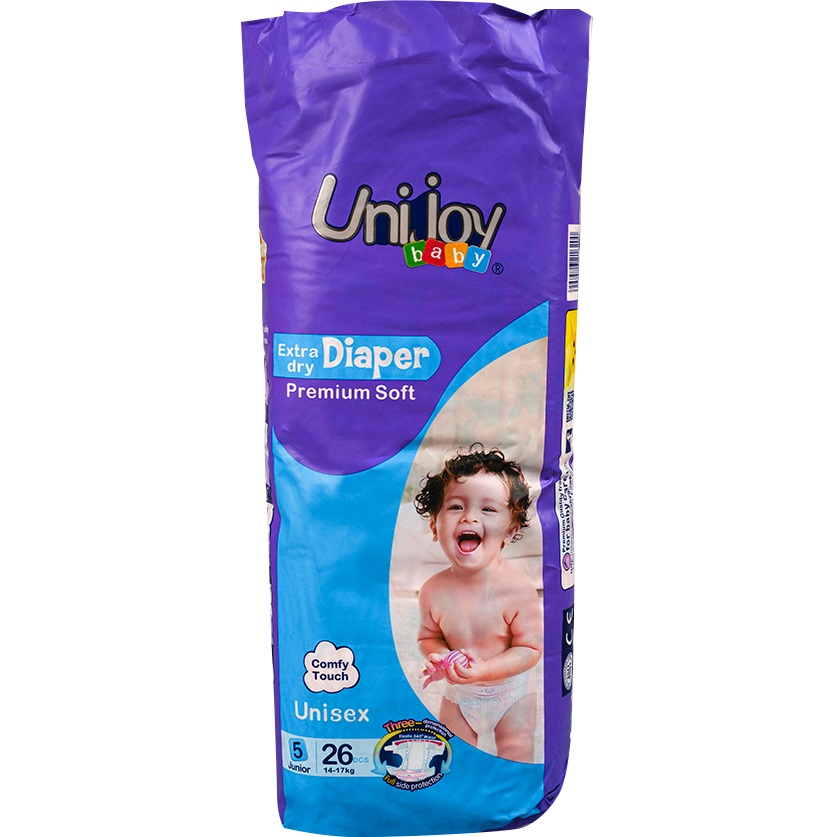 Подгузники UNIJOY Soft XL 12-17 кг 26 шт (6998526216200)