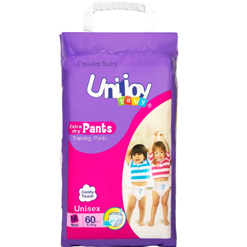 Підгузки-трусики UNIJOY Soft М 6-9 кг 60 шт (6967252809055)