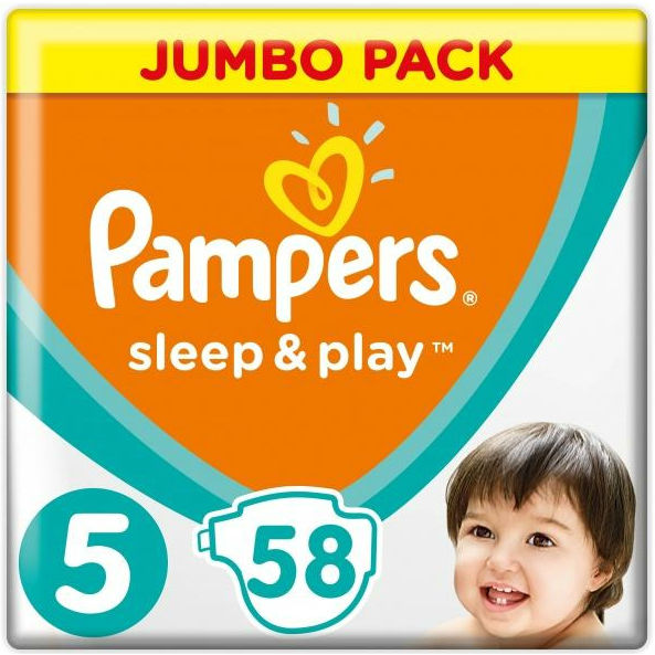 

Подгузники PAMPERS Sleep&Play Junior 5 (11-16 кг) 58 шт (4015400203582), Дит.підгуз.Sleep&PlayJunior(11-16кг)Уп58шт