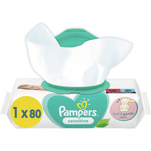 Вологі серветки PAMPERS Sens 80 шт (8001841041421)