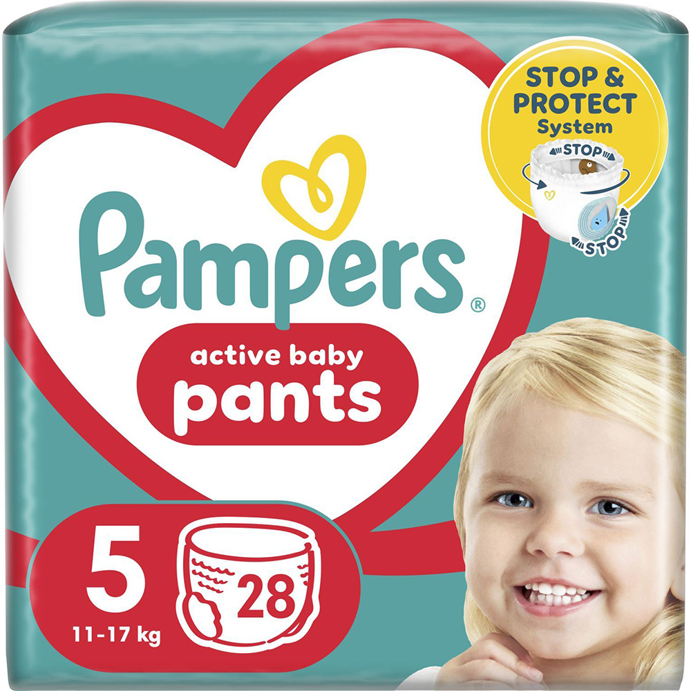 Подгузники PAMPERS Pants Junior 5 (12-17 кг) 28 шт (8006540069714)