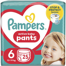 Подгузники PAMPERS Pants Giant 6 (14-19 кг) 25шт (8006540069745)