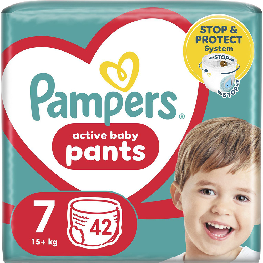 Підгузки PAMPERS Pants Giant Plus 7 (15+ кг) 42 шт (8700216341639)