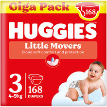 Підгузки HUGGIES Little Movers 3 4-9 кг M-pack 168шт (5029053577852)