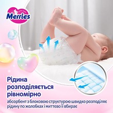 Подгузники MERRIES SJ S 4 - 8 кг 62 шт (4901301437709)
