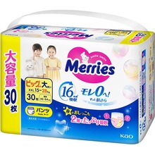Трусики-підгузки MERRIES UJ XXL 15 - 28 кг 30 шт (4901301442970)