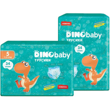 Підгузки-трусики DINO BABY 5р 11-25кг 34шт (4823098413967)