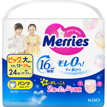 Подгузники MERRIES XXL 15-28 кг 24 шт (SJ) (320314)