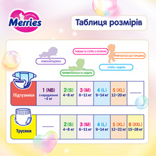 Подгузники MERRIES XXL 15-28 кг 24 шт (SJ) (320314)