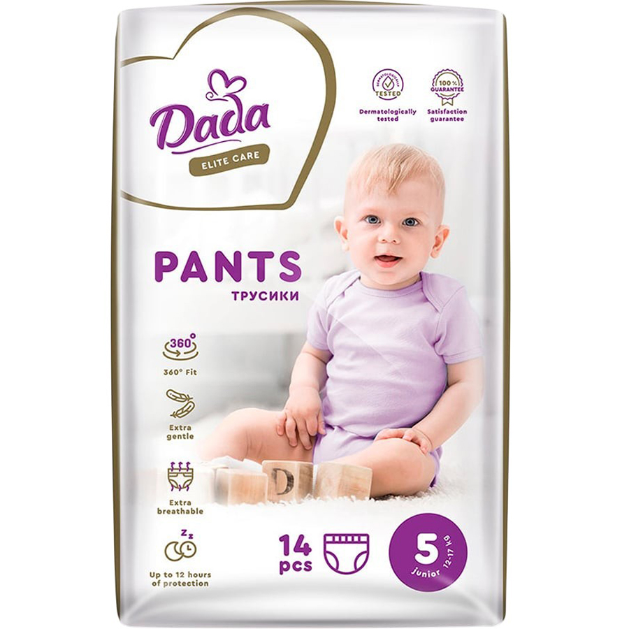 Підгузки-трусики DADA Elite Care Junior 5 (12-17 кг) 14 шт (4820174980665)