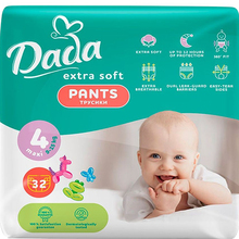 Підгузки-трусики DADA Extra Soft 4 Maxi (9-15 кг) 32 шт (4820174980689)