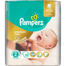 Підгузники PAMPERS Premium Care Mini 3-6кг 22шт (4015400687733)