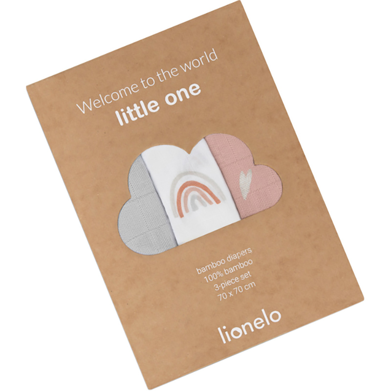 Набор пеленок LIONELO Rainbow Bamboo Box Multicolor (LO-RAINBOW BAMBOO BOX MULTICOLOR)