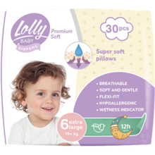 Підгузки LOLLY Premium Soft 6 30 шт (4820174981068)