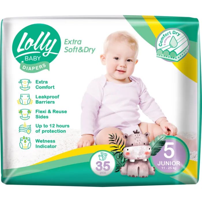 Підгузки LOLLY Soft Junior 5 35 шт (4820174981273)