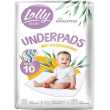 Поглинаючі пелюшки LOLLY 60 x 60 см 10 шт (4820174981808)