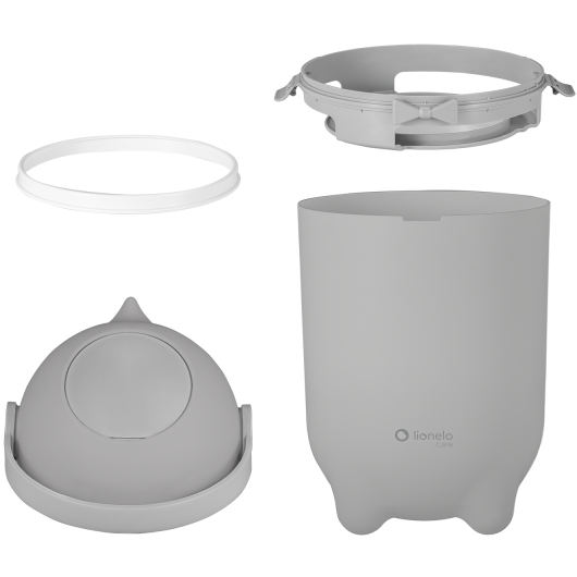 Контейнер для подгузников Lionelo Purebin Grey Цвет серый
