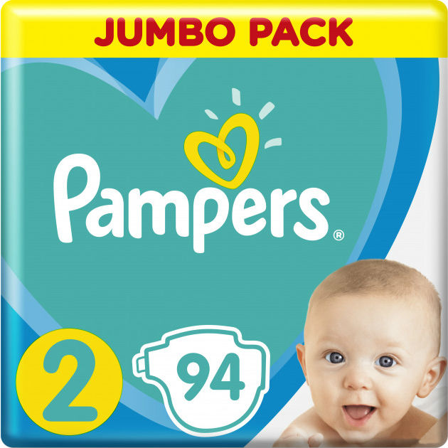 

Подгузники PAMPERS New Baby 4-8 кг, 94 шт (8001090948137), Подгузн. New Baby 2, 4-8 кг, 94шт