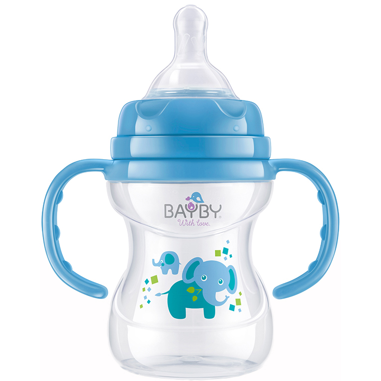 Бутылочка BAYBY BFB6104 150ml 6м+ синий