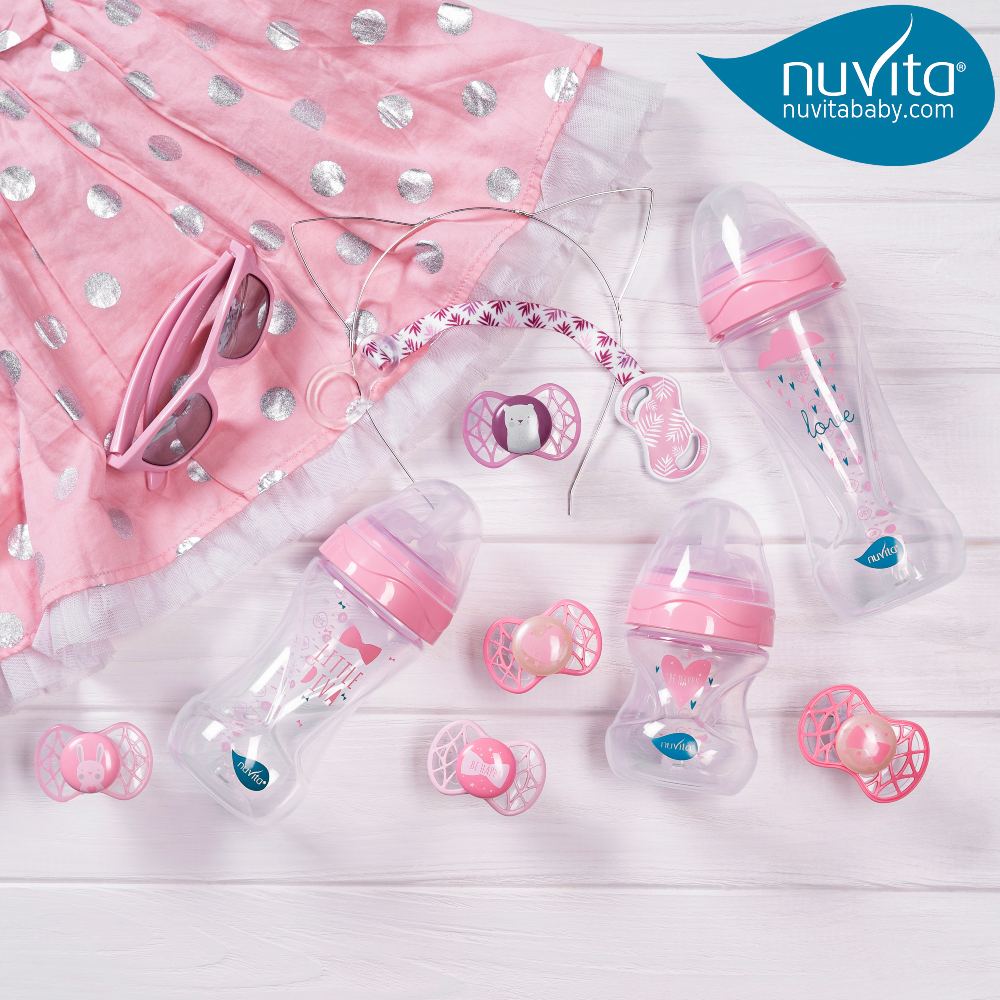 Пляшечка NUVITA Mimic Collection 250 мл Pink (NV6031ROSA) Тип пляшечка