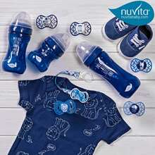 Пляшечка NUVITA Mimic Cool 330 мл Blue (NV6052NIGHTBLUE)