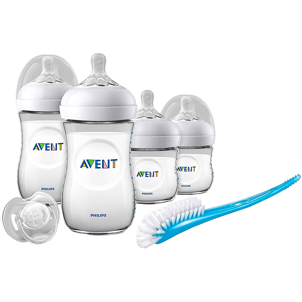 

Набор для кормления новорожденных Philips Avent Natural (SCD301/01), Набір для новонародженого 4 пляшечки