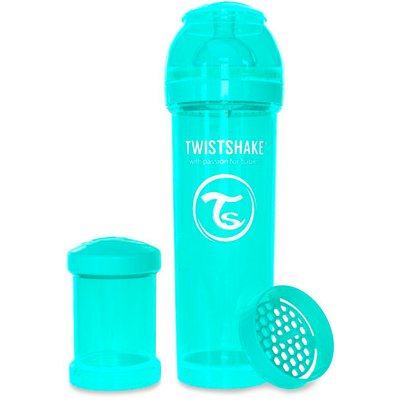 

Бутылочка TWISTSHAKE 330 мл Turquoise (24879), Пляшечка антиколікова 330 мл Бірюзова