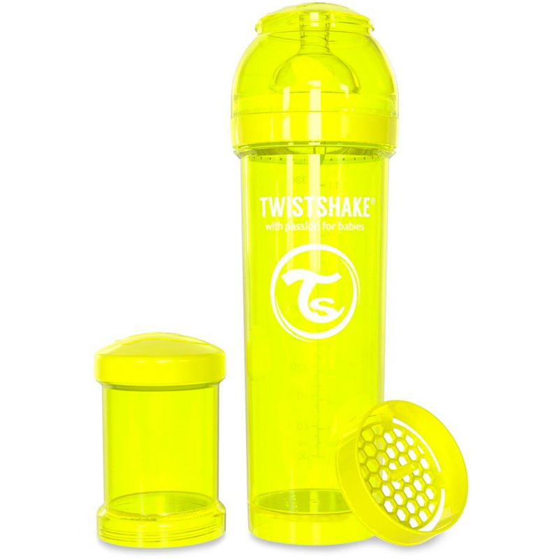 

Бутылочка TWISTSHAKE 330 мл Yellow (24884), Пляшечка антиколікова 330 мл Жовта