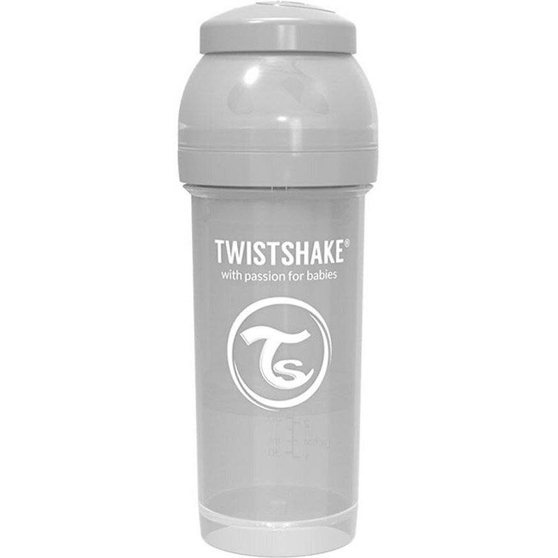 

Бутылочка TWISTSHAKE 260 мл Grey (69868), Пляшечка антиколікова 260 мл Сіра