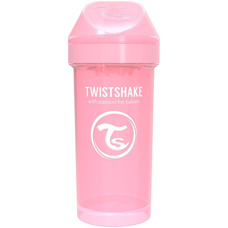 

Чашка-непроливайка TWISTSHAKE 360мл Pink (69893), Чашка-непроливайка 360 мл Світло-рожева