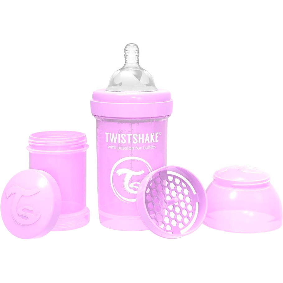 

Бутылочка антиколиковая TWISTSHAKE 180 мл Lavender (69859), Пляшечка антиколікова 180 мл Лавандова