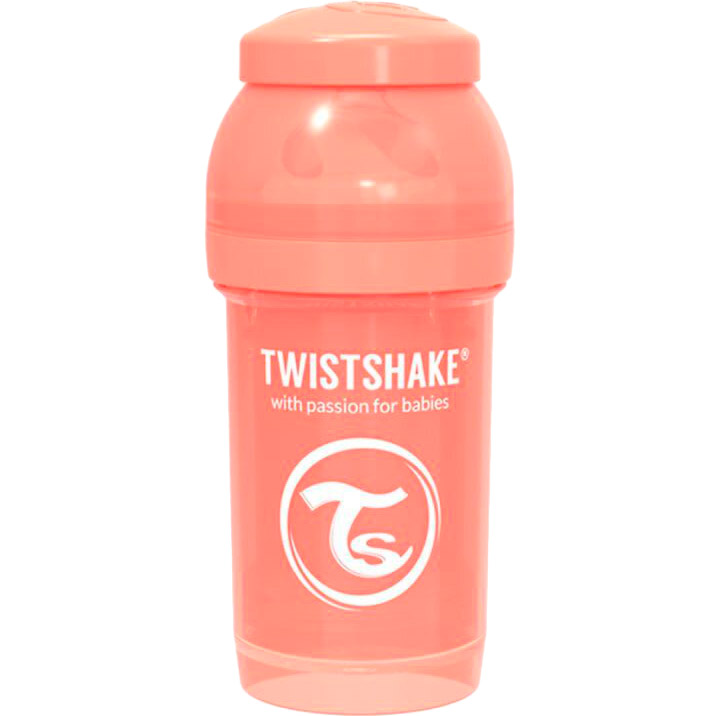 

Бутылочка антиколиковая TWISTSHAKE 180 мл Light peach (69862), Пляшечка антиколікова 180 мл Світло-Персикова