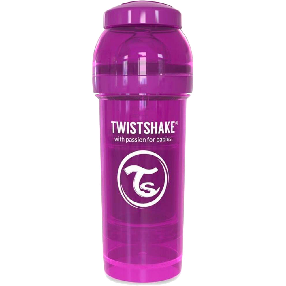 

Бутылочка TWISTSHAKE 260 мл Violet (24856), Пляшечка антиколікова 260 мл Фіолетова