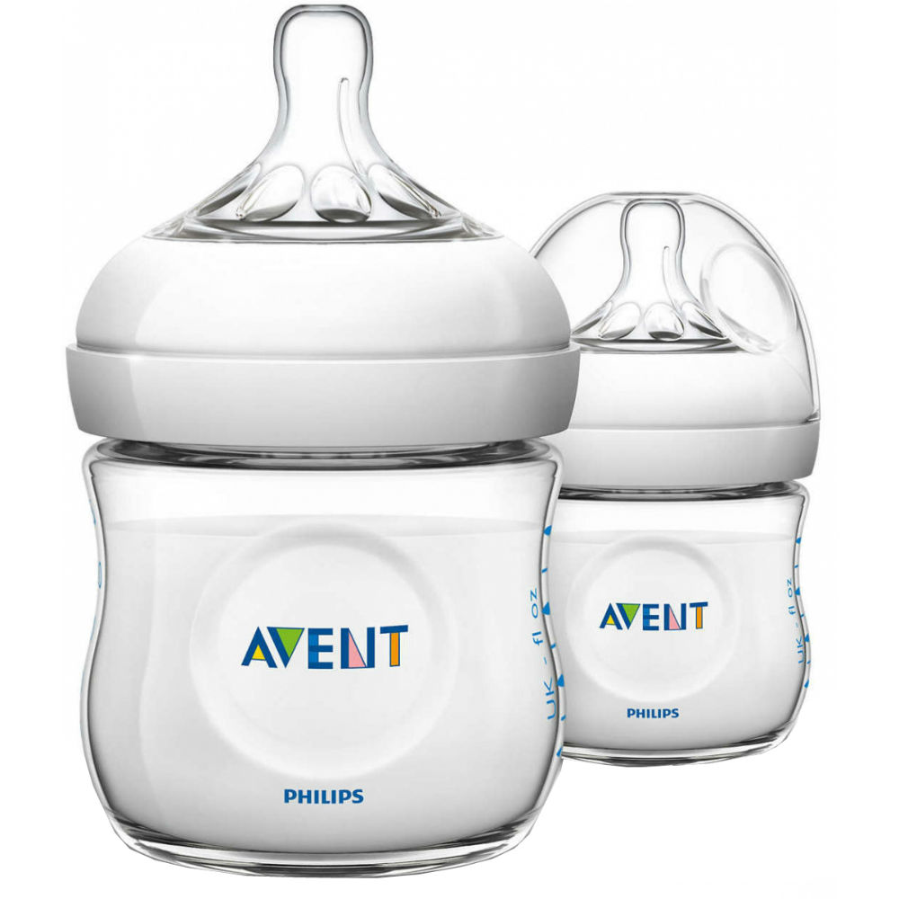 Пляшечка для годування AVENT Natural 2х125мл SCF690/27