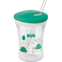 Поилка NUK Evolution ActionCup,230 мл Green (3952384)