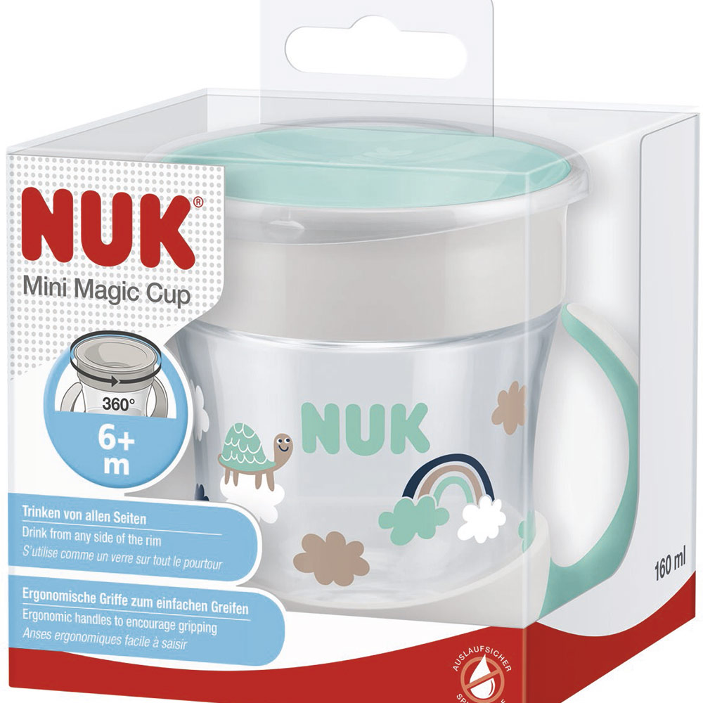 Поїлка NUK Evolution MiniMagic 160 мл Green (3952387) Тип поїлка