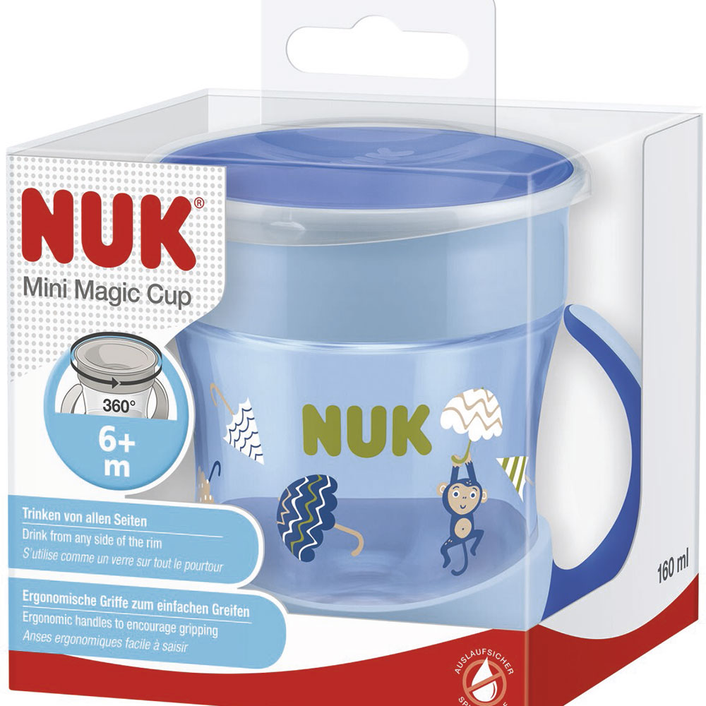 Поилка NUK Evolution MiniMagic 160 мл Blue (3952385) Тип поилка