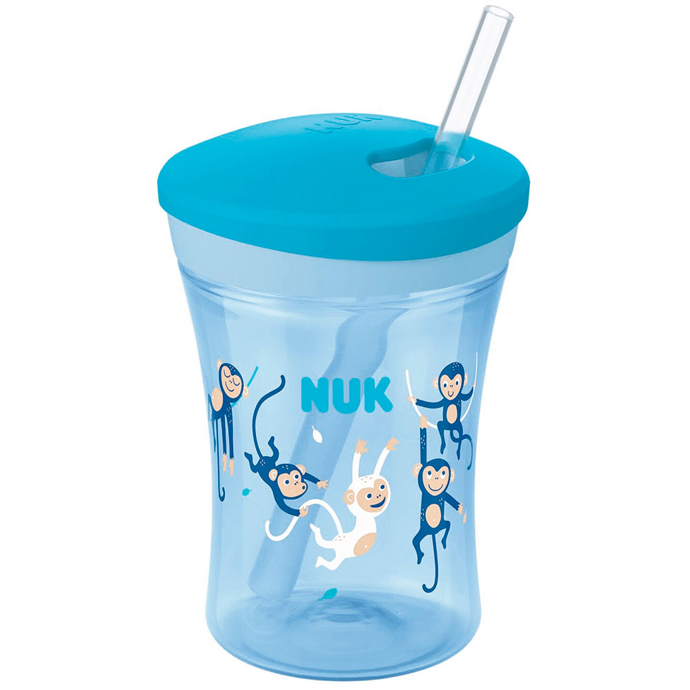 Поїлка NUK Evolution Action Cup 230 мл Blue (3952382)