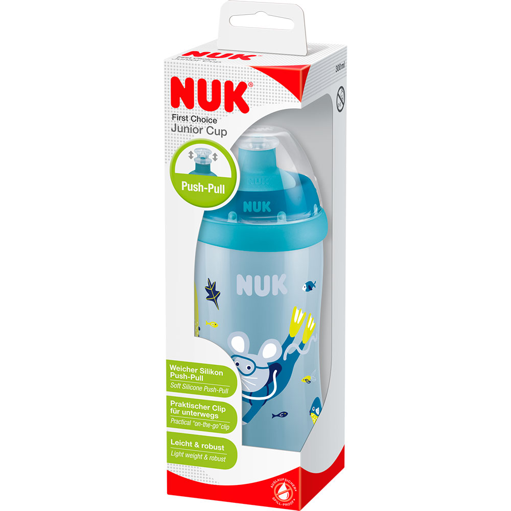 Поилка NUK Junior Cup 300 мл 36 мес+ Blue (3954067) Тип поилка