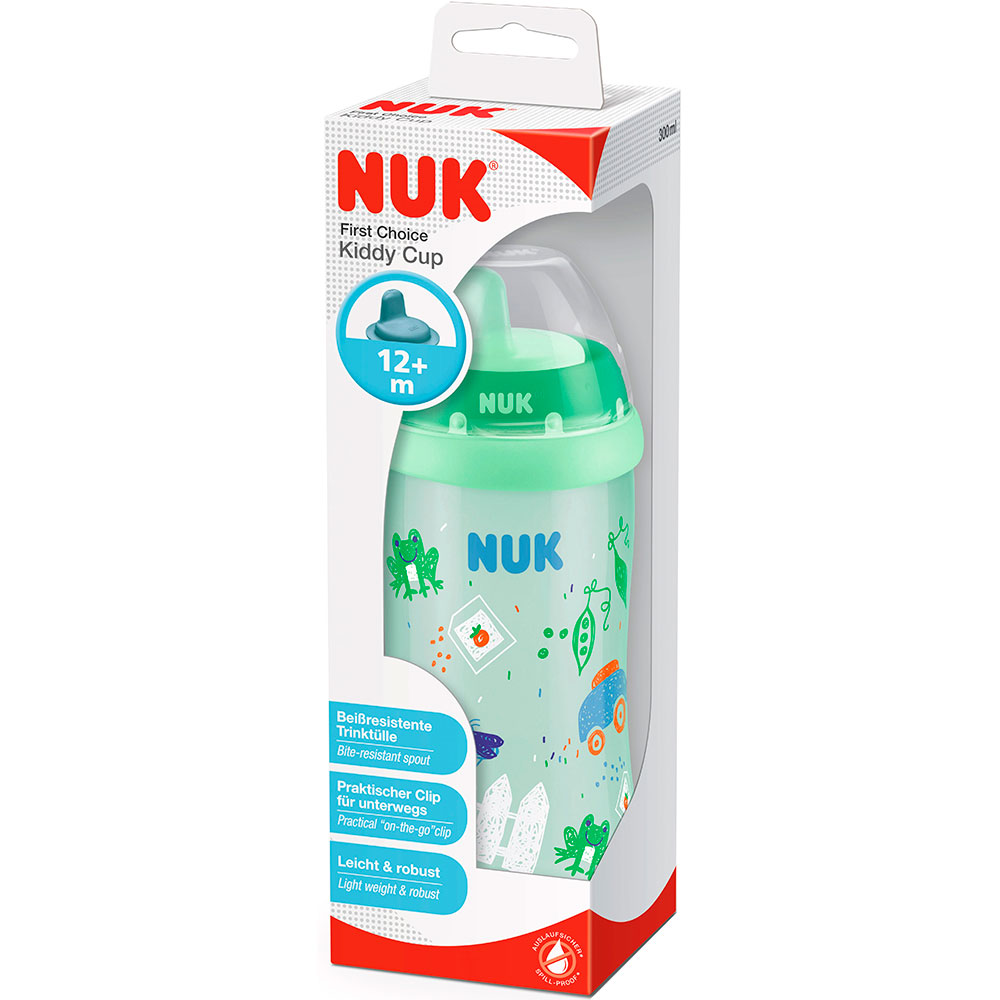 Поилка NUK Kiddy Cup 300 мл Green (3952388) Тип поилка